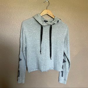 Rails cropped hoodie with embroidery